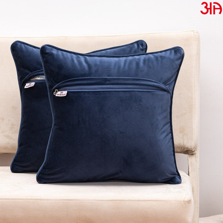 navy blue velvet cushion cover4