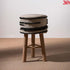 off white black designer stool