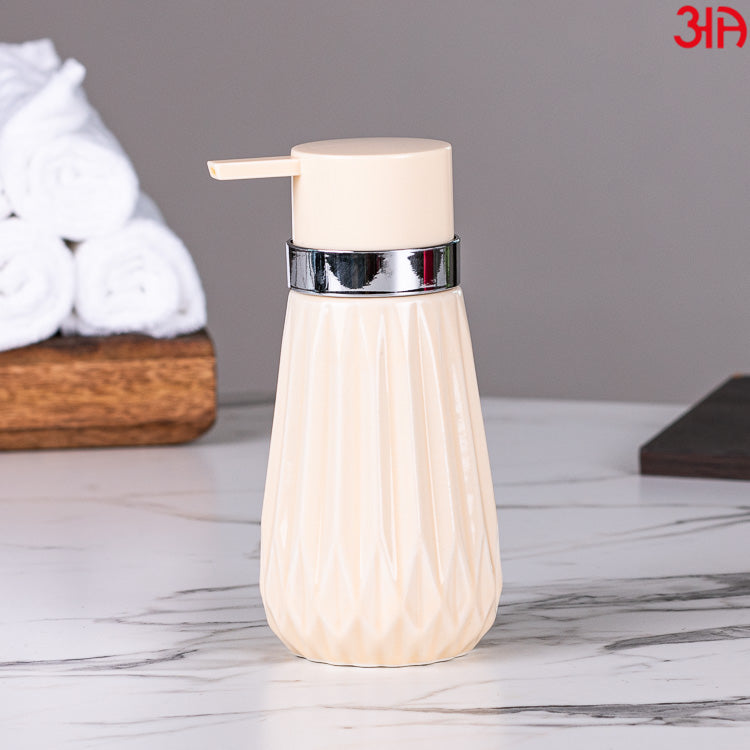 off white stripe soap dispenser2