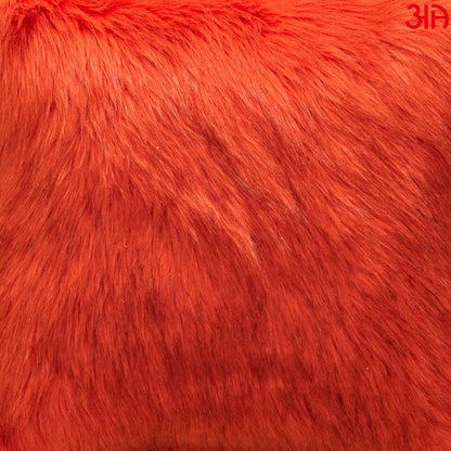 orange furry cushion3
