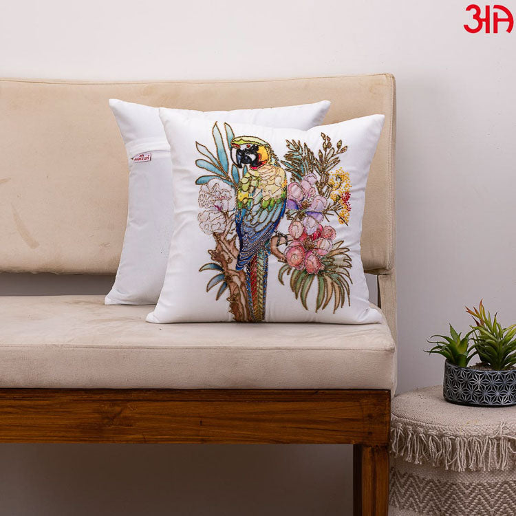 parrot design cushion cover2