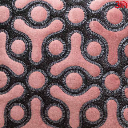 pink velvet emboss cushions3