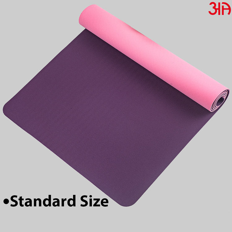 purple light pink yoga mat2