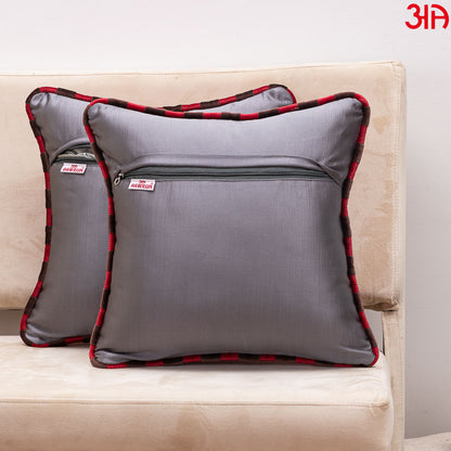 red velvet cushion cover4
