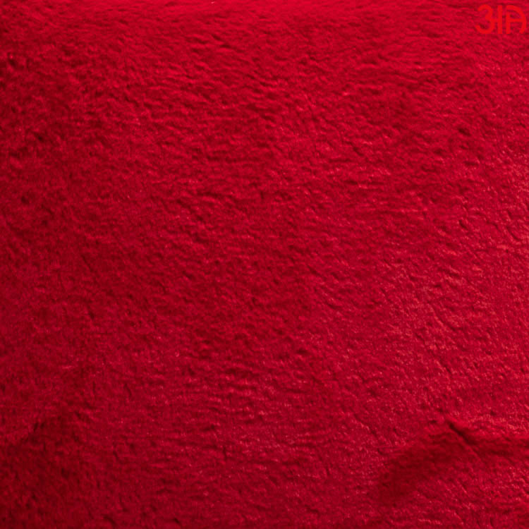 Soft Red Fur Cushion Cover3