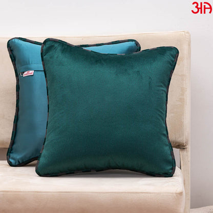 green velvet cushion cover1