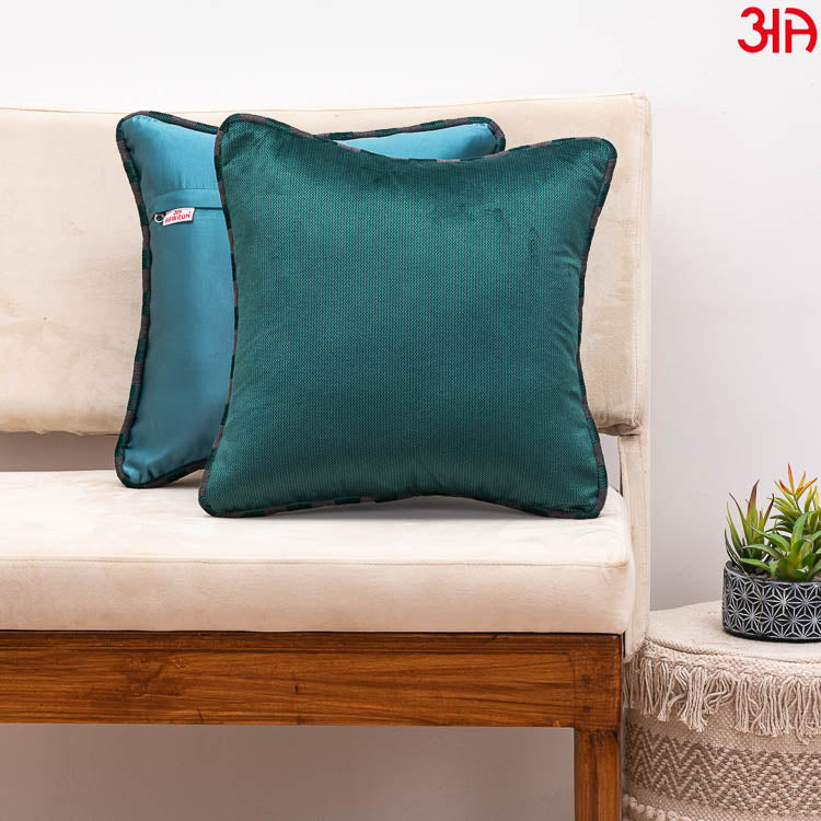 green velvet cushion cover2