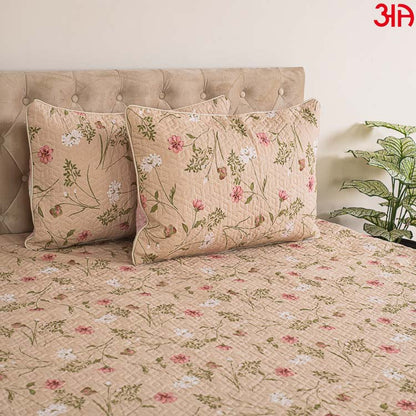 beige reversible bed cover3