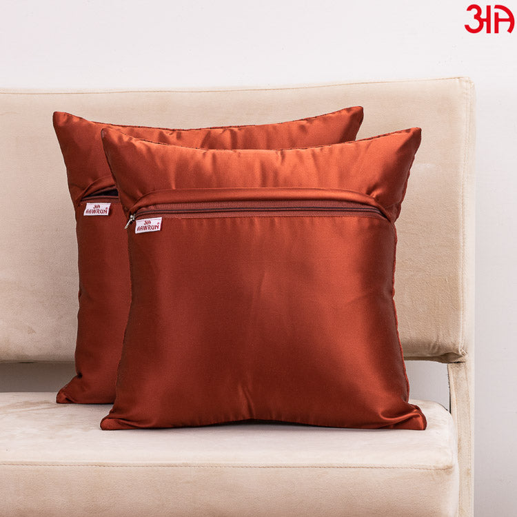 rust textured cushion cover4