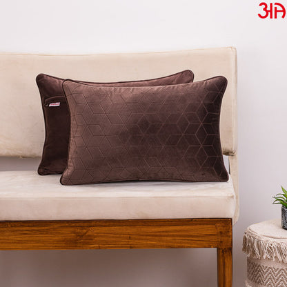 brown 14x21 velvet cushion cover2