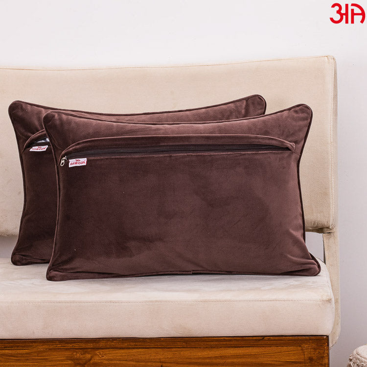 brown 14x21 velvet cushion cover4