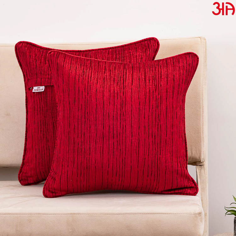 velvet textured cushion