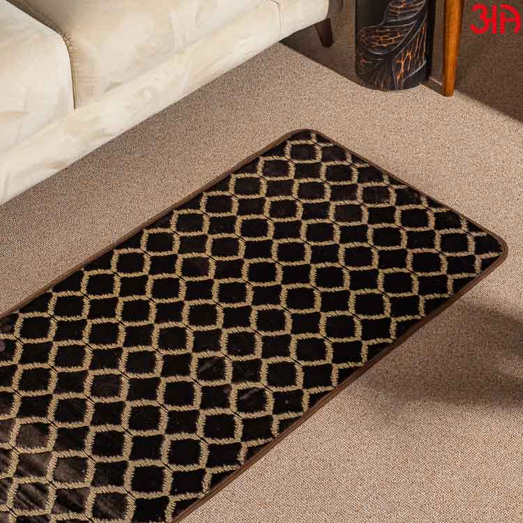 weenge coffee gold diamond design carpet