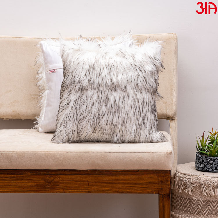 white-grey furry cushion2
