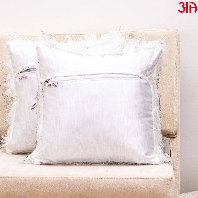 white-grey furry cushion4