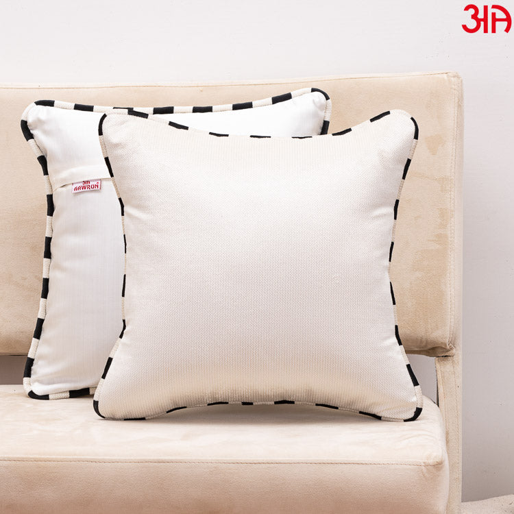 white velvet cushion cover1