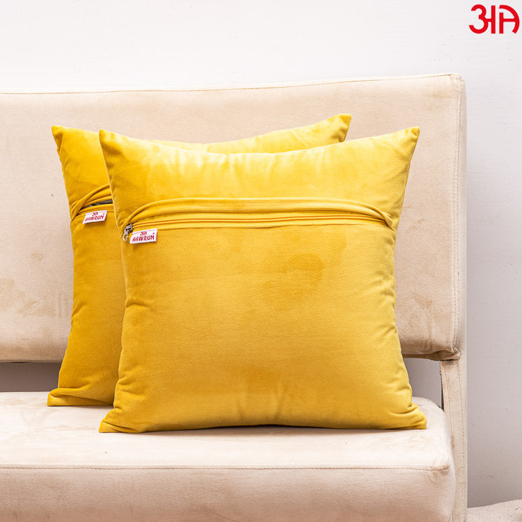 yellow colorful cube floral cushion4