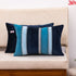 zig zag sky blue cushions