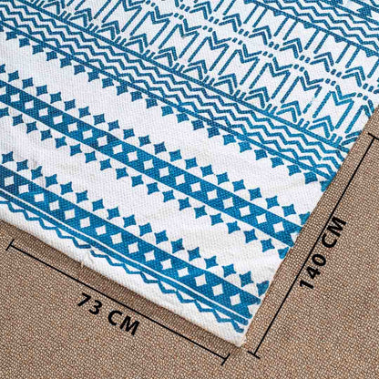 Premium Blue- White Rug Design Two