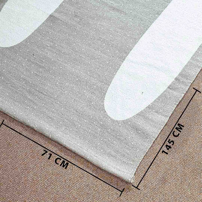 Premium White- Grey Gug Design Three 74x144 cm