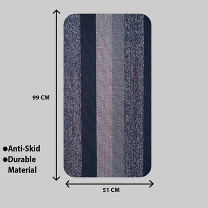 Hoopla stripe pvc front anti skid mat