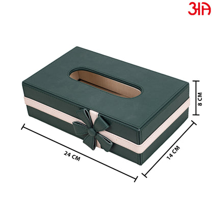 Bow Design Tissue Box (24x14x8)CM