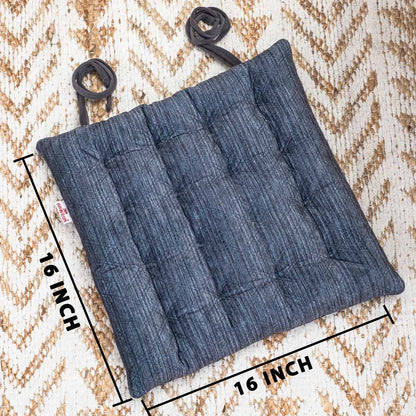 Premium Velvet Quilted Chair Pad