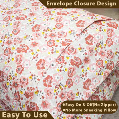 Multi Colour 300TC- Pillow Cover Set (02 PCS) Design Six