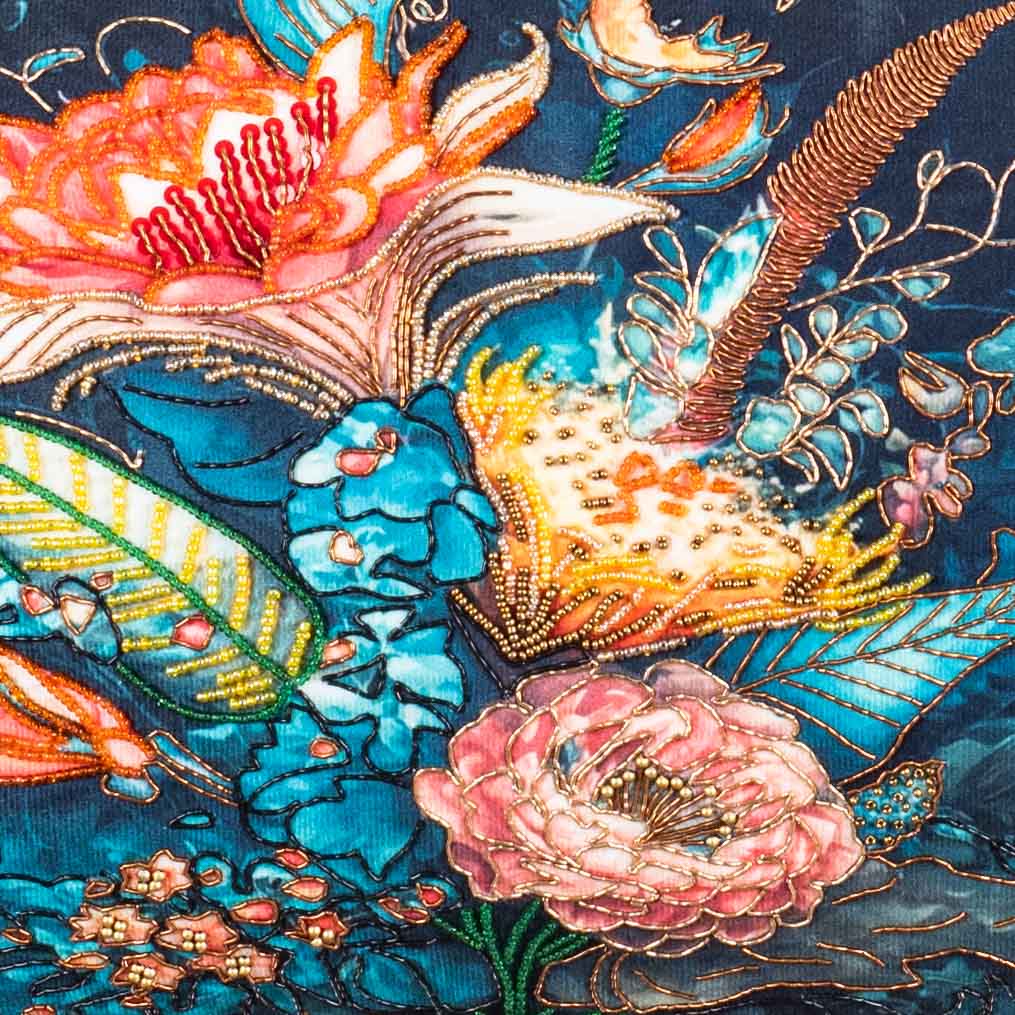 Premium Magic Flowers Cushion Cover