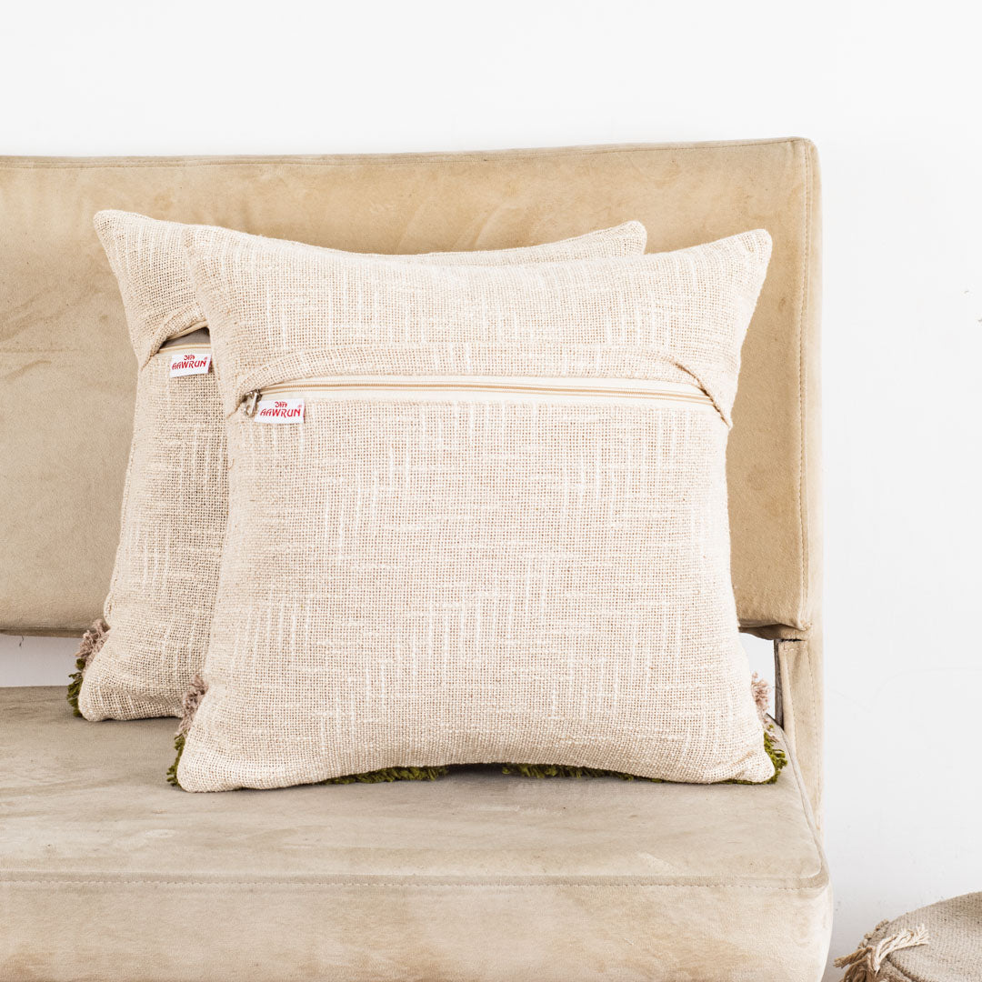 Premium Palm Tree Embroidered Cushion Cover – Coastal Home Décor