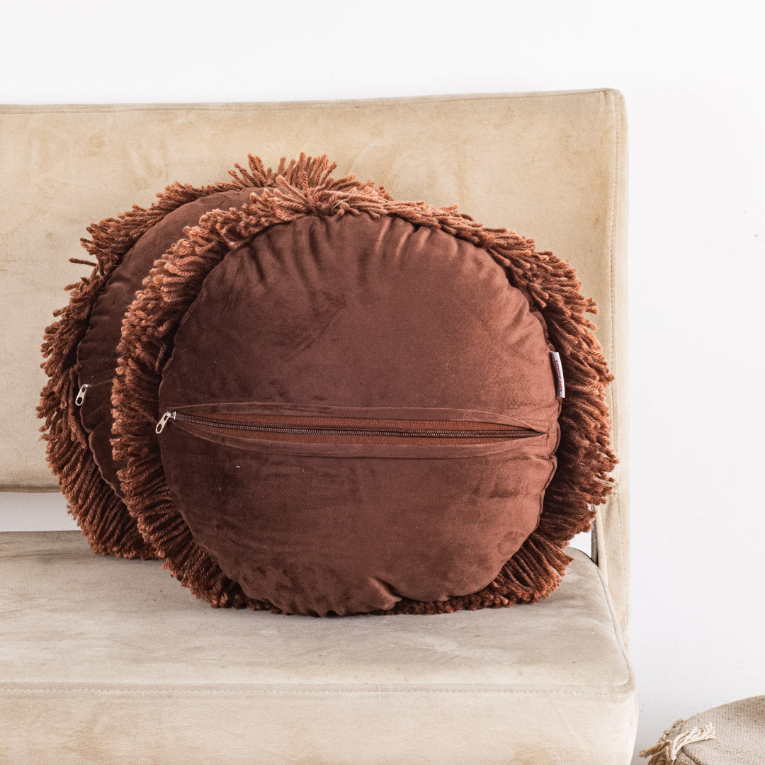 Premium Macrame Lion Cushion Cover