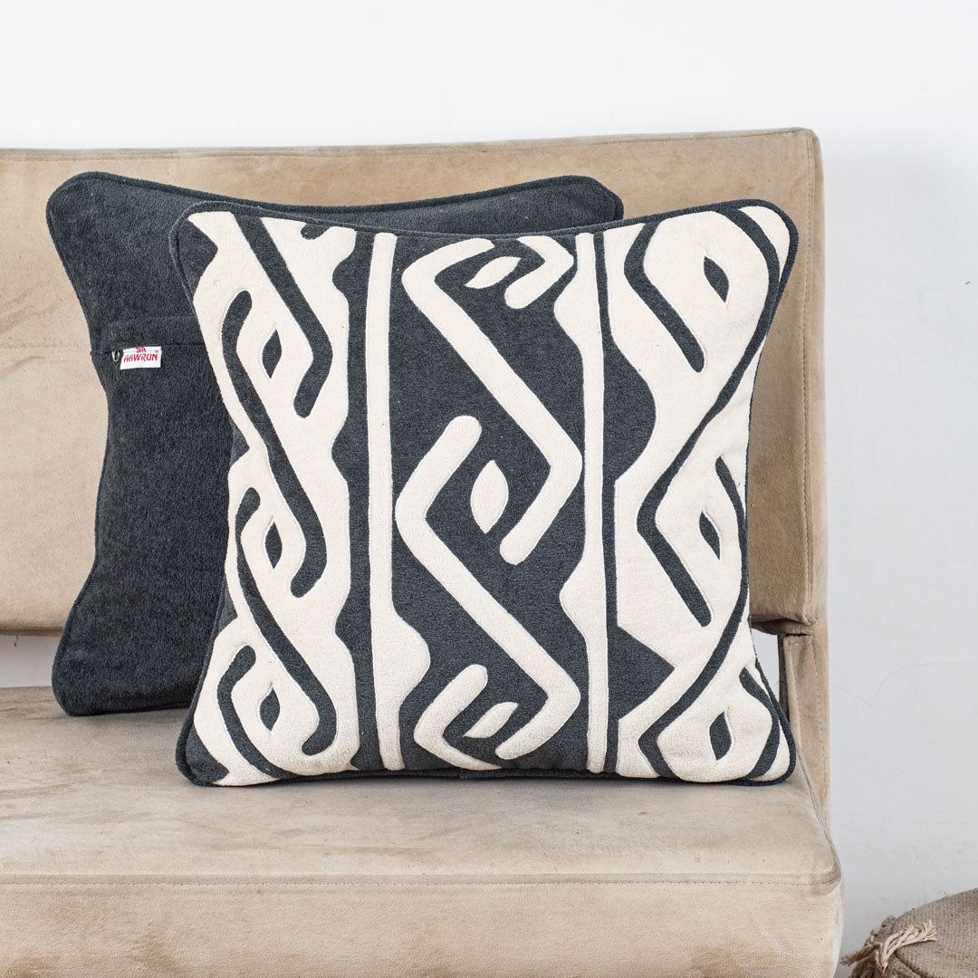 Abstract Pattern Cushion Cover – Luxury Decorative Throw Pillow