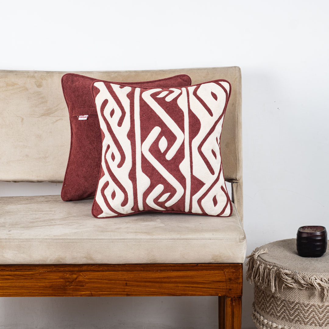 Abstract Pattern Cushion Cover – Luxury Decorative Throw Pillow