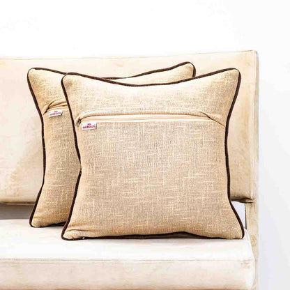 Gorgeous Palm Tree Cushion Cover with Hand Work