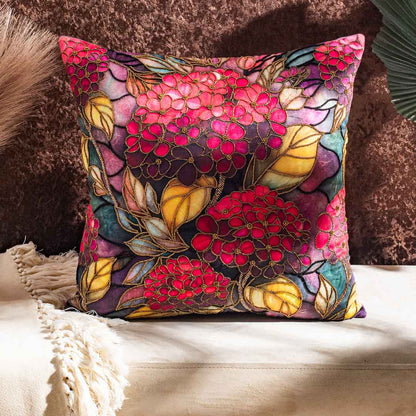 Premium Embroidered Floral Cushion Cover for Elegant Home Décor