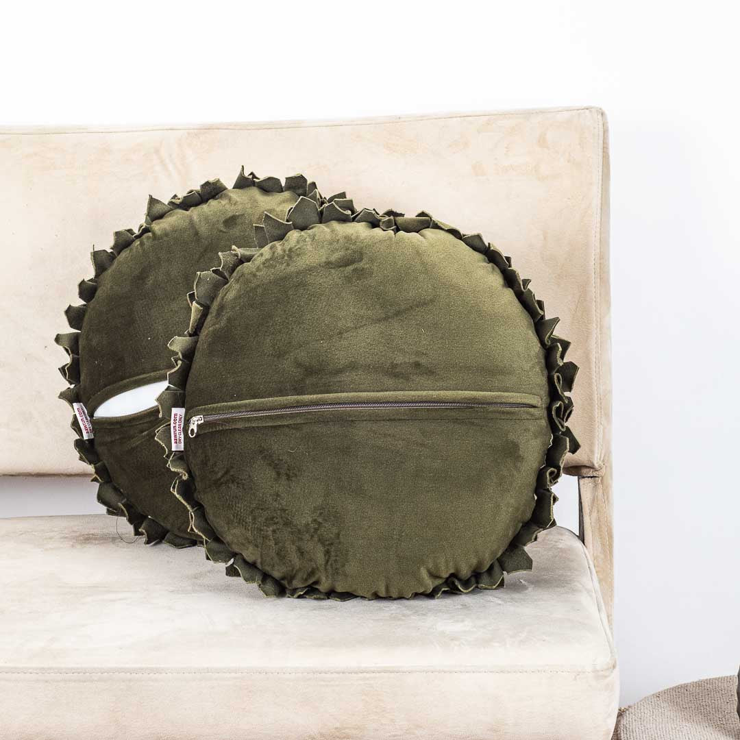 Premium Dalia Flower Cushion Cover