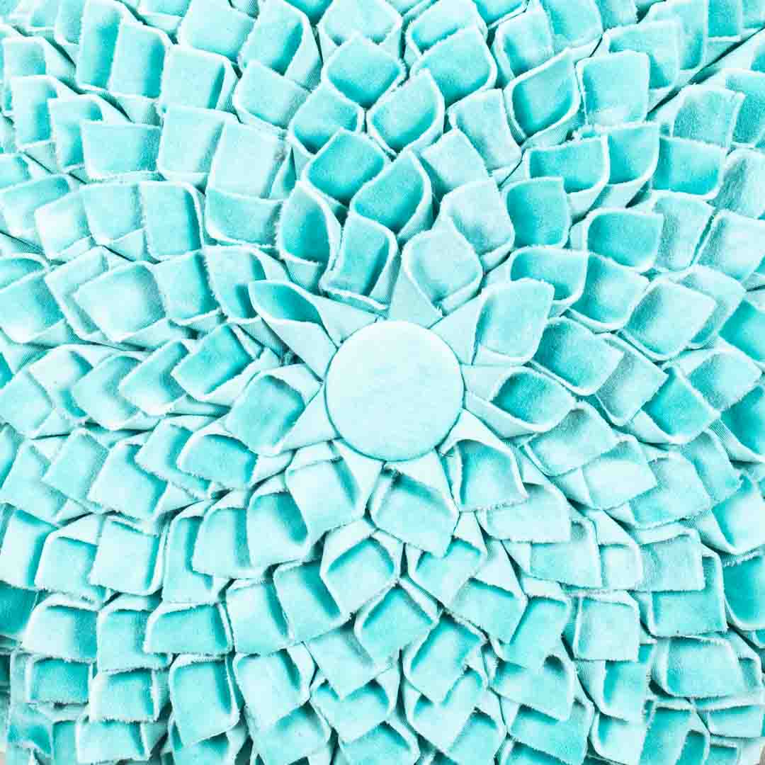 Premium Dalia Flower Cushion Cover