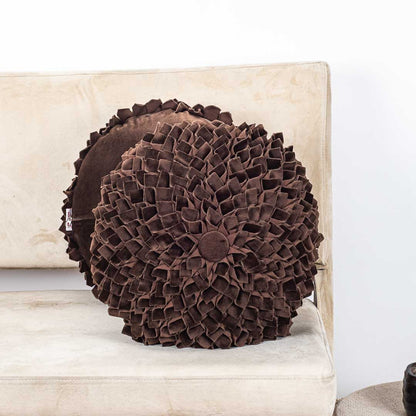 Premium Dalia Flower Cushion Cover