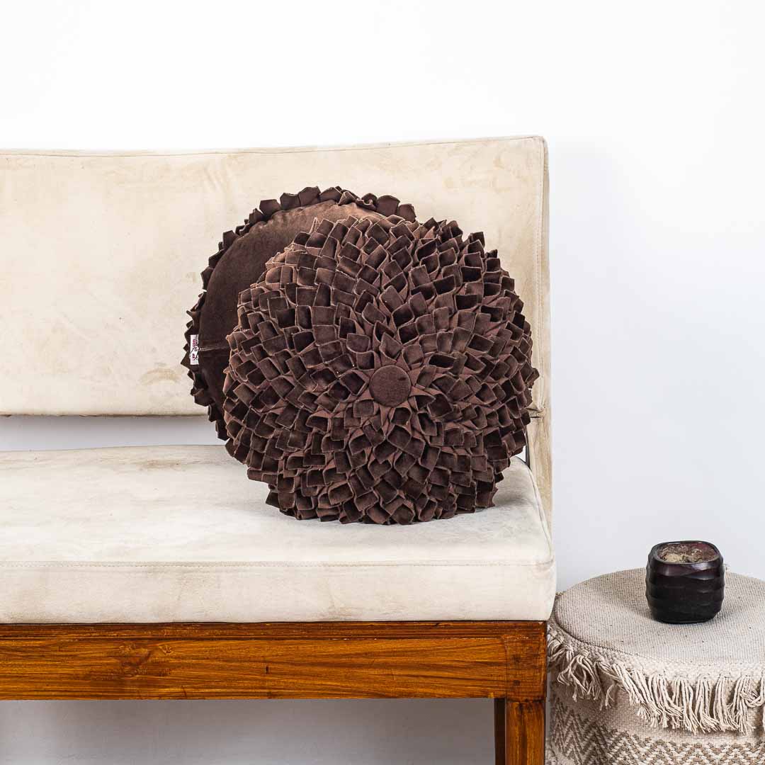Premium Dalia Flower Cushion Cover