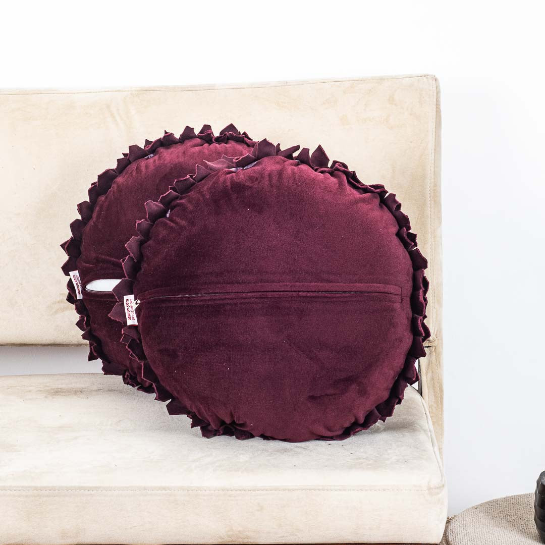 Premium Dalia Flower Cushion Cover