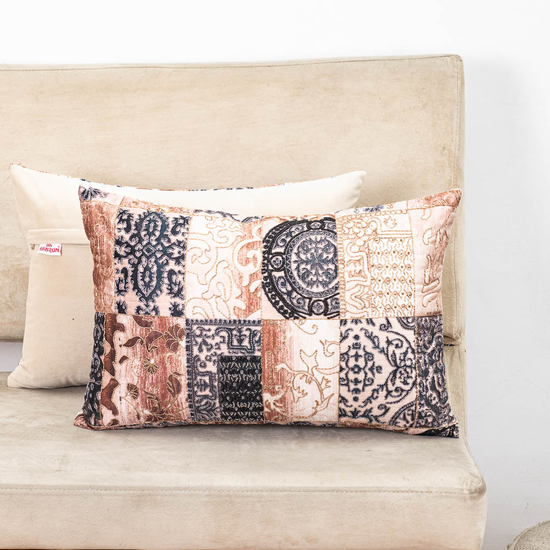 Premium Orient Geometric Cushion Cover