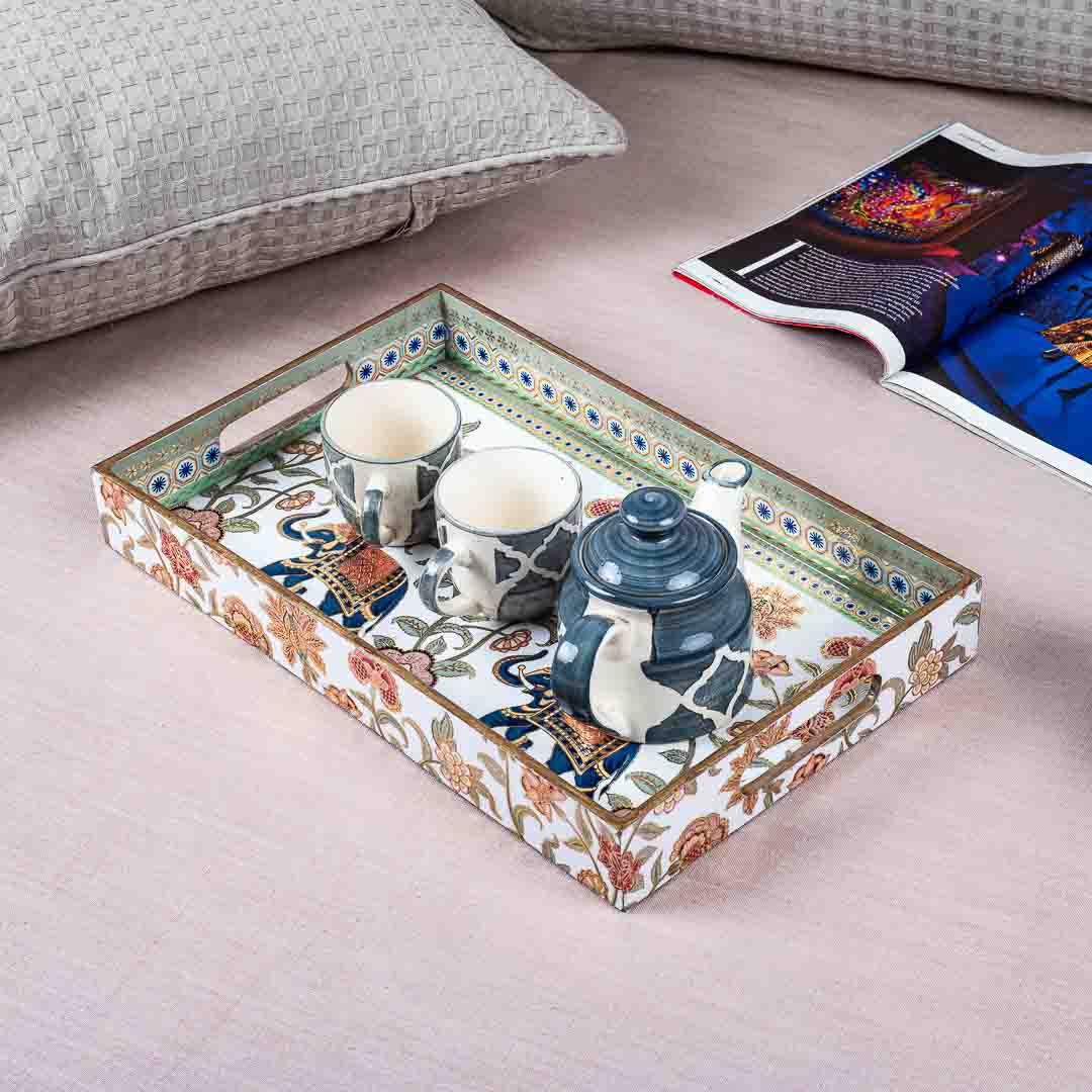 Premium Elephant Rectangle Mdf Tray
