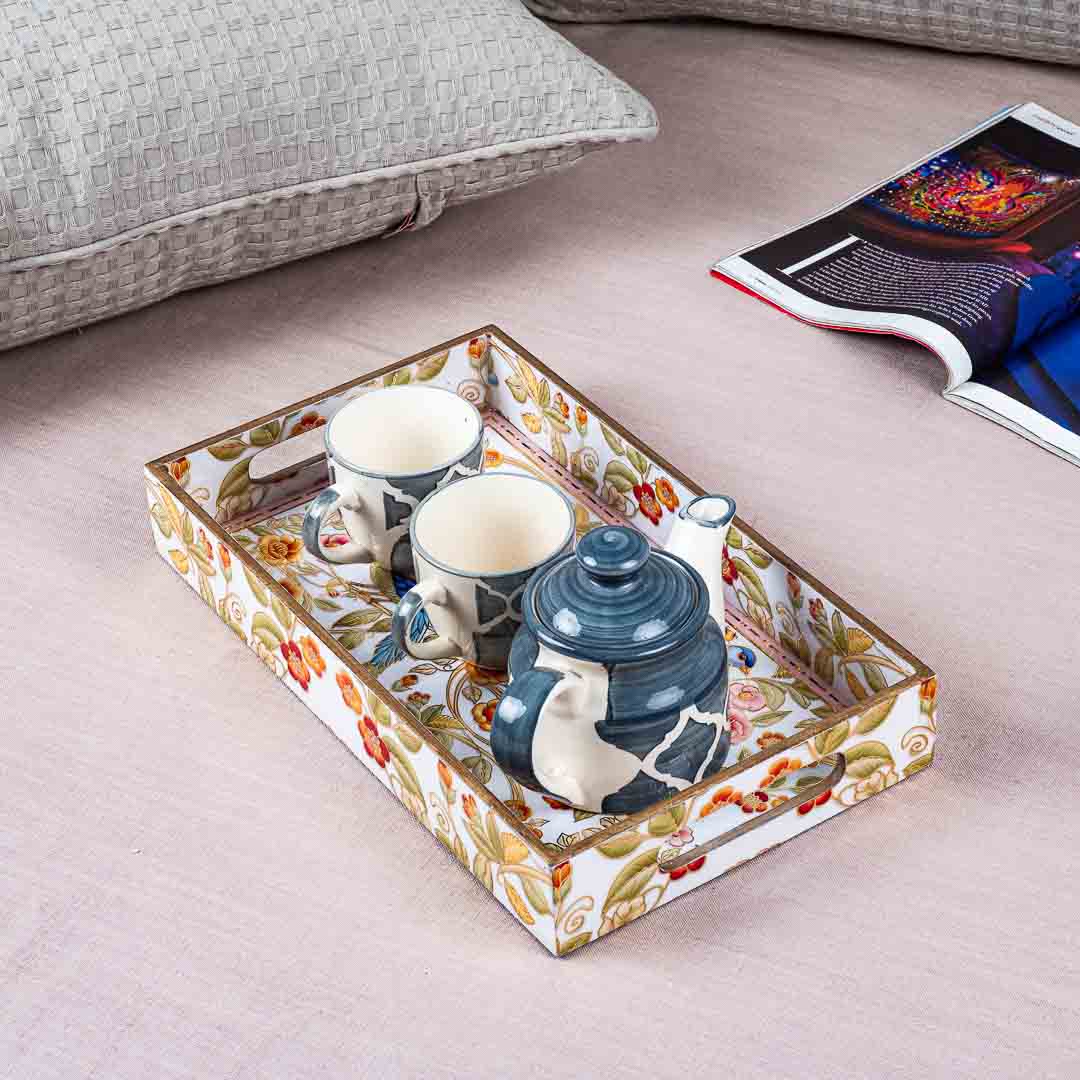 Premium Bird Rectangle MDF Tray