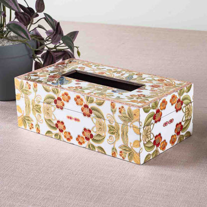 Premium Bird Tissue Box Mdf Design Four 9.5X6X3 Inch