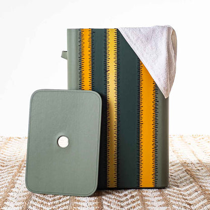 Premium Zig Zag Panel Patch Laundary Basket