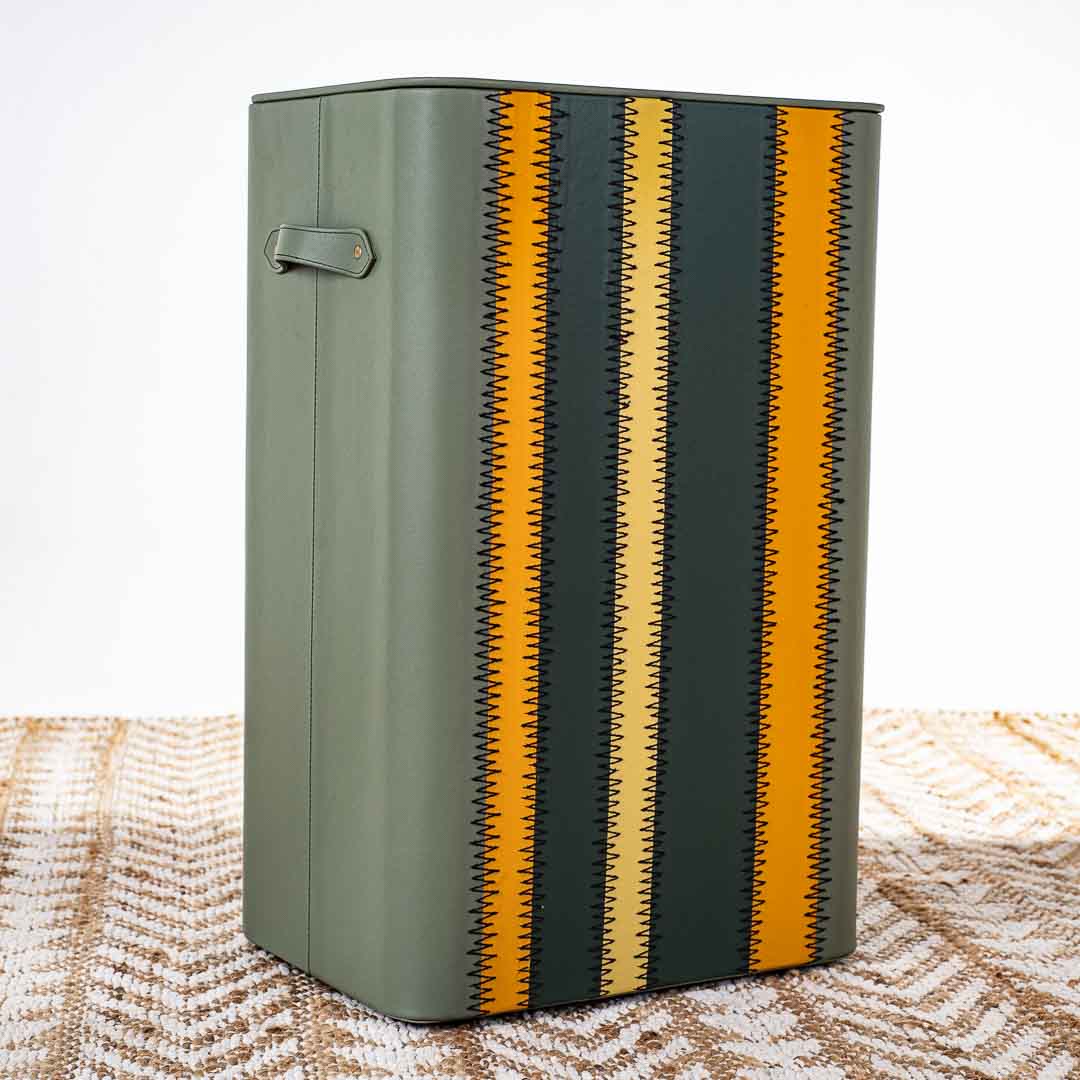Premium Zig Zag Panel Patch Laundary Basket