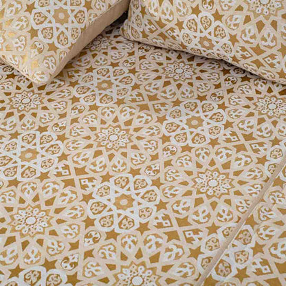 Premium King Size Multi Colour Jacquard Mix (1+2+2) Bed Cover Design Thirteen