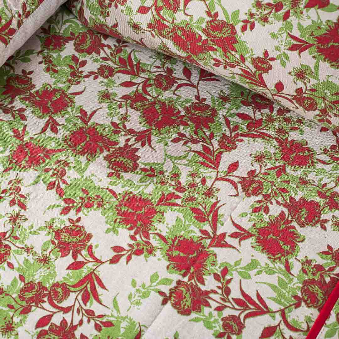 Premium Multi Colour Cotton Jacquard Exp Bedcover Set (1+2+2)