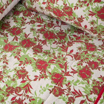 Premium Multi Colour Cotton Jacquard Exp Bedcover Set (1+2+2)