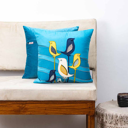 Premium Singing Bird cushion Cover